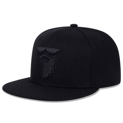 Ideale Geschenkidee: Lässige Baseballkappe mit besticktem Bartmotiv für Herren