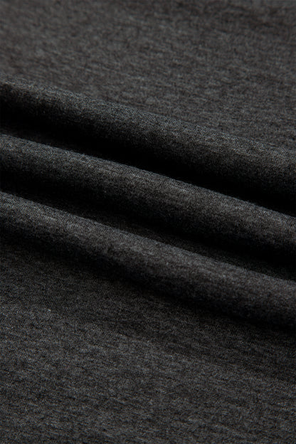 Carbon Grey YEE HAW Boots STATE OF MIND Fringed Sleeve Tee