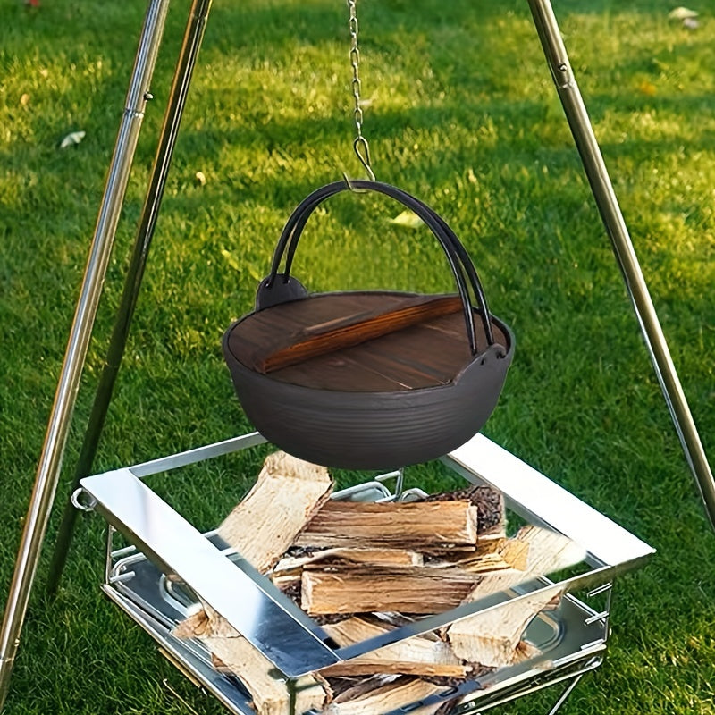 Camping Cookware Set, Portable Outdoor Non-stick Pot For Outdoor Hiking And Picnic