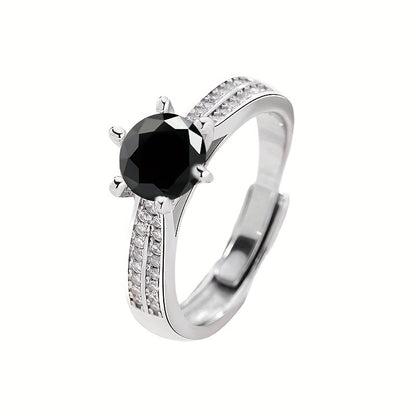 Tancise Original 925 Sterling Silber Ring Moissanit mit Zertifikat Feiner Schmuck Verlobungsringe für Damen