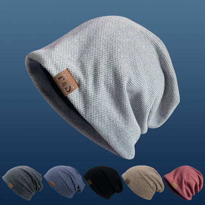 Unisex Beanie | Black, Lightweight, Fabric, Toggle Closure, Urban Style, Ideal for Spring/Fall/Winter