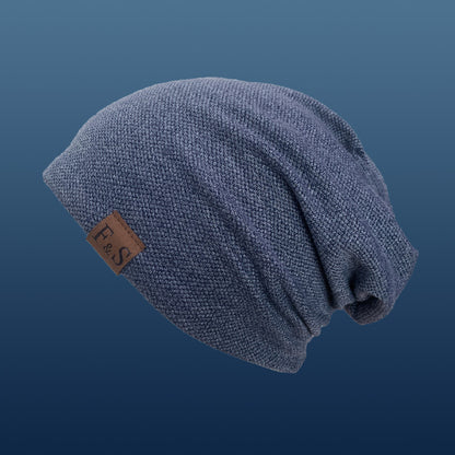 Unisex Beanie | Black, Lightweight, Fabric, Toggle Closure, Urban Style, Ideal for Spring/Fall/Winter