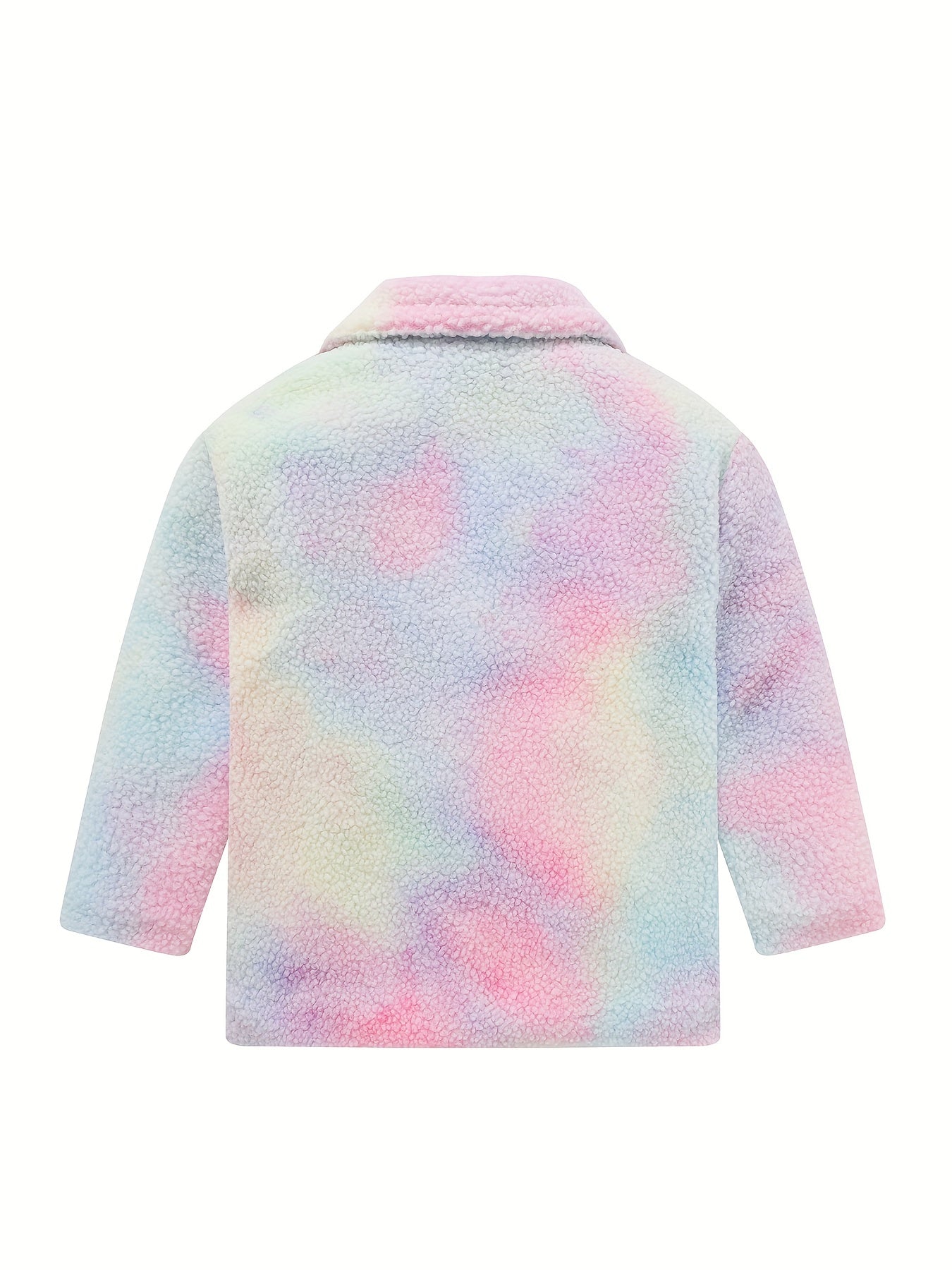 Mädchen-Lammfelljacke | JOMAKE Koreanischer Stil, Reverskragen, zweifarbig, warmer Windbreaker mit Taschen, Futter, Knopfverschluss, lange Ärmel für den Winter