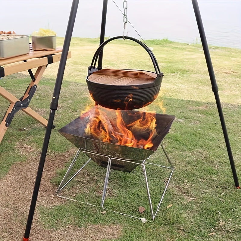 Camping Cookware Set, Portable Outdoor Non-stick Pot For Outdoor Hiking And Picnic