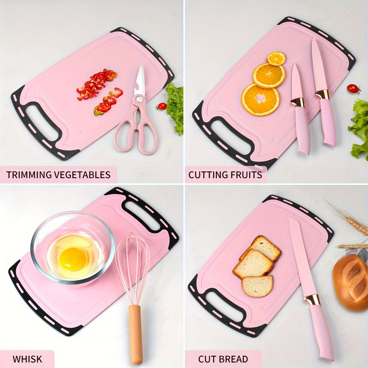 19-Piece Silicone Kitchen Utensil Set With Knife And Cutting Board, Storage Bucket, Set, Wooden Handles, Heat Resistant, Non-Stick Cooking Tools - Perfect Kitchen Gadgets For Easy Cooking And Cleaning, The Perfect Holiday Gif