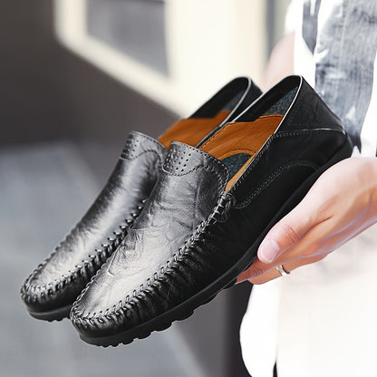 Bequeme, atmungsaktive Herren-Business-Casual-Schuhe, genäht