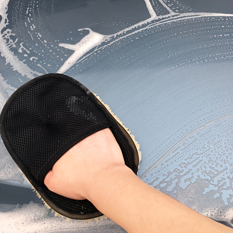 Ultra-Soft Microfiber Car Cleaning Glove, 9.84" x 3.5", Perfect for Auto Detailing & Maintenance