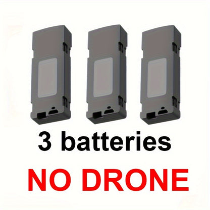 2024 Upgraded Drone with Triple Camera - Foldable, WiFi, Optical Flow Positioning, 360° Stunt Tumbling, One-Click Take-Off/Landing, Beginner-Friendly, Outdoor Fun Gift Toy