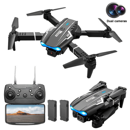 2025 Drone Toy With Dual Camera, Phone APP FPV Double Folding RC Quadcopter Altitude Hold, One Key Take Off Remote Control For Men Gift Indoor Outdoor RC Helicopter, New Year Gifts